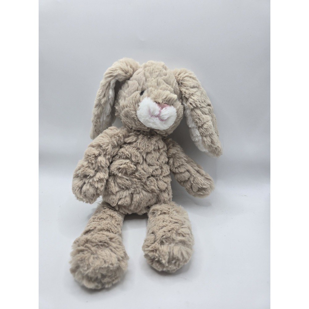 Mary Meyer Bunny Rabbit Plush Fuzzy Baby Lovey Tan Stuffed Animal Toy Doll 8 in.